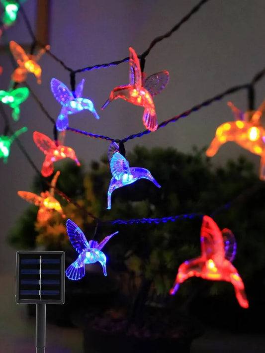 Luces Led Solares de Colibrí Multicolor